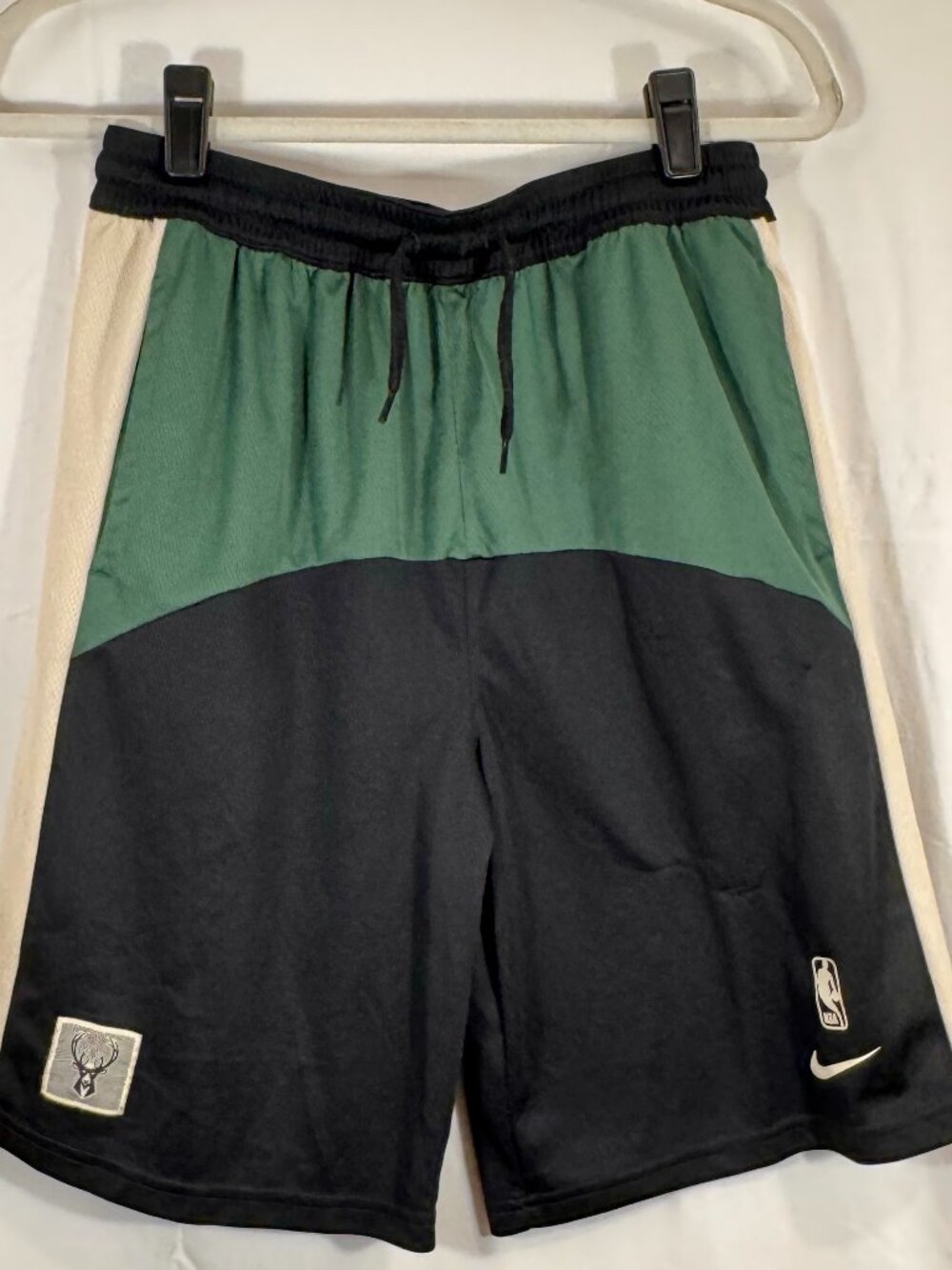 Nike NBA Milwaukee Bucks Dri-FIT performance shorts in the team's signature gree